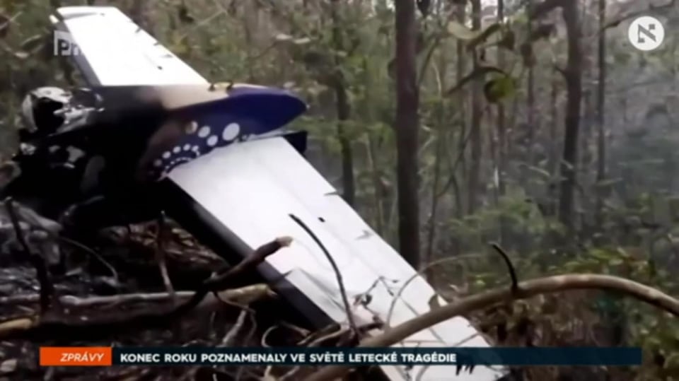 1. 1. 2018 ZPRÁVY: KONEC ROKU POZNAMENALY VE SVĚTĚ LETECKÉ TRAGÉDIE